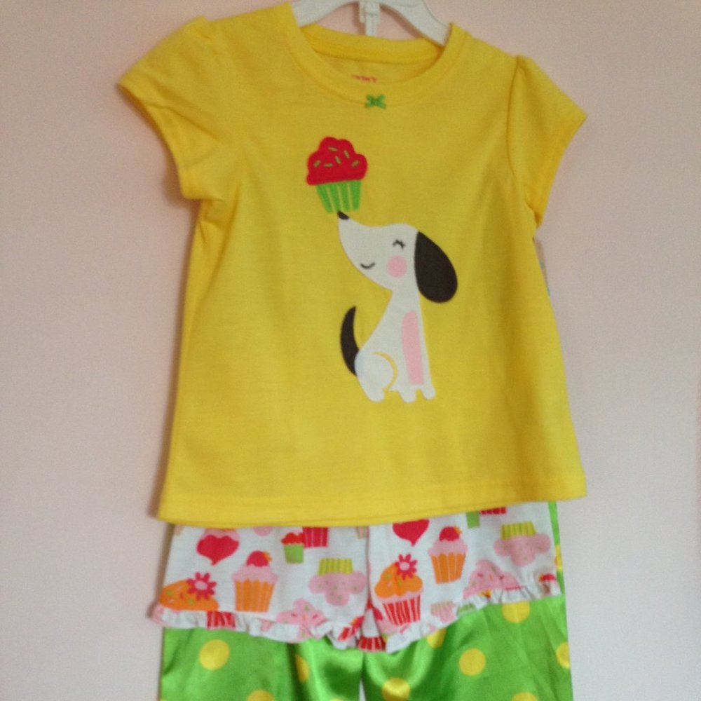 Carter's Child's  3-Piece Summer Pajamas  New with Tags - Size 3 T